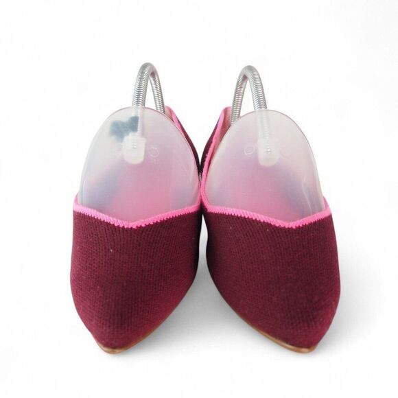 Rothy's The Point Merino Collection Slip-on Shoes "Currant / Pink" Women's 9 - Picture 3 of 10